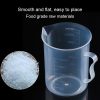 10 PCS 250ml Food Grade PP Plastic Flask Digital Measuring Cup Cylinder Scale Measure Glass Lab Laboratory Tools (Transparent) - Image 3