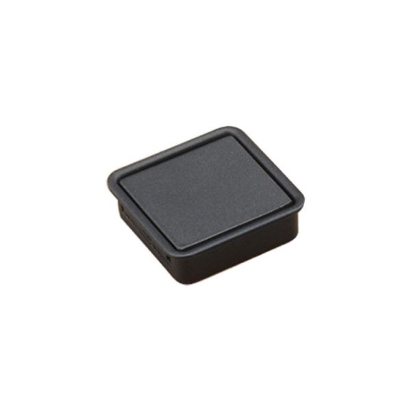 Simple Wardrobe Slotted Scrub Handle Concealed Recessed Drawer Invisible Handle, Single Hole (Black) - Image 2