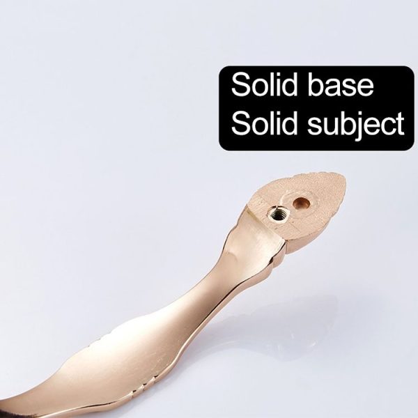 5 PCS 6566-96 Gold + Silver Drawer Cabinet Door European Style Palace Gemstone Handle - Image 3