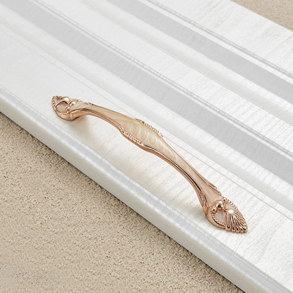 3 PCS 6566-128 Topaz Drawer Cabinet Door European Style Palace Gemstone Handle - Image 2