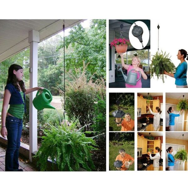 Plant Pulley Adjustable Heavy Duty Hanging Hooks Plant Hangers for Hanging Planters - Image 5