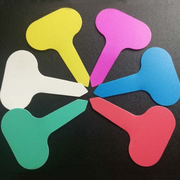 100PCS Floral Label Gardening Label Waterproof small card Insert Label Potted Label, Random Color Delivery - Image 3