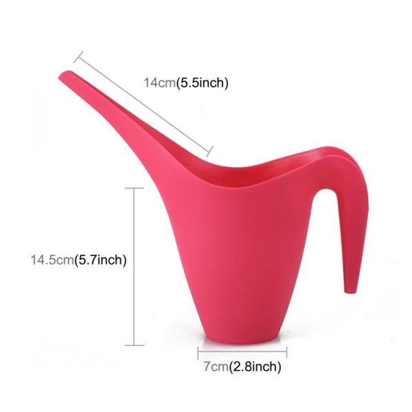 Long Mouth Watering Pot Plastic Sprinkler Pouring Pots, Capacity: 1.0L, Random Color Delivery - Image 2