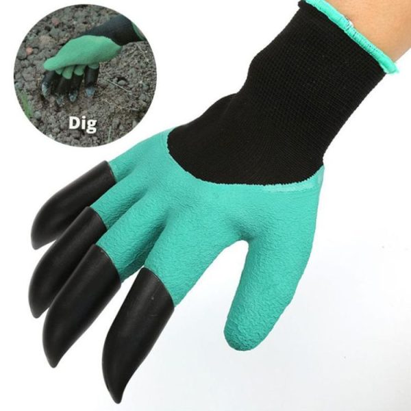 A Pair Latex Gloves ABS Gloves for Digging and Planting, The Right One with Claws - Image 3