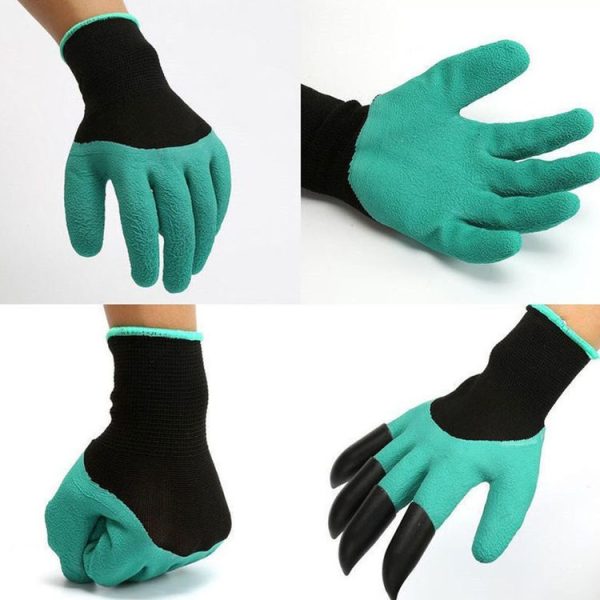 A Pair Latex Gloves ABS Gloves for Digging and Planting, The Right One with Claws - Image 5