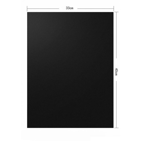 2 PCS 0.2mm Thick Barbecue Grill Mat Non-Stick BBQ Grill Mats, Size: 40x33CM (Black) - Image 5