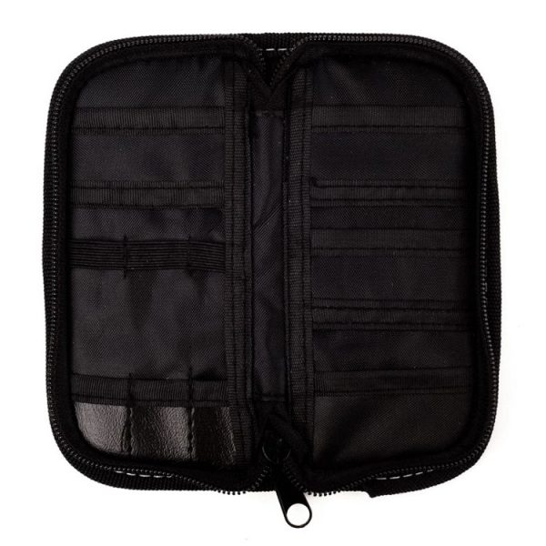 Professional Oxford Cloth Zipper Dart Bag Wallet Storage Darts Fabric Pack (Black) - Image 3