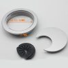 10 PCS Desk Computer Desktop Plastic Round Threading Box Hole Cover, Hole Diameter: 53mm - Image 3