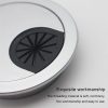 10 PCS Desk Computer Desktop Plastic Round Threading Box Hole Cover, Hole Diameter: 53mm - Image 4