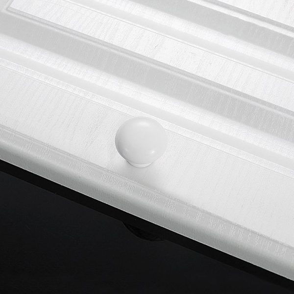 10 PCS 5077 Small Single Hole Ceramic Cabinet Handle (White) - Image 2