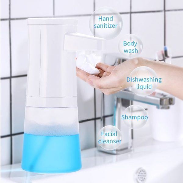 Smart Induction Foam Hand Washer Automatic Foam Soap Dispenser, Capacity: 350ml (White) - Image 3