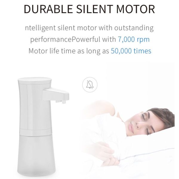 Smart Induction Foam Hand Washer Automatic Foam Soap Dispenser, Capacity: 350ml (White) - Image 4