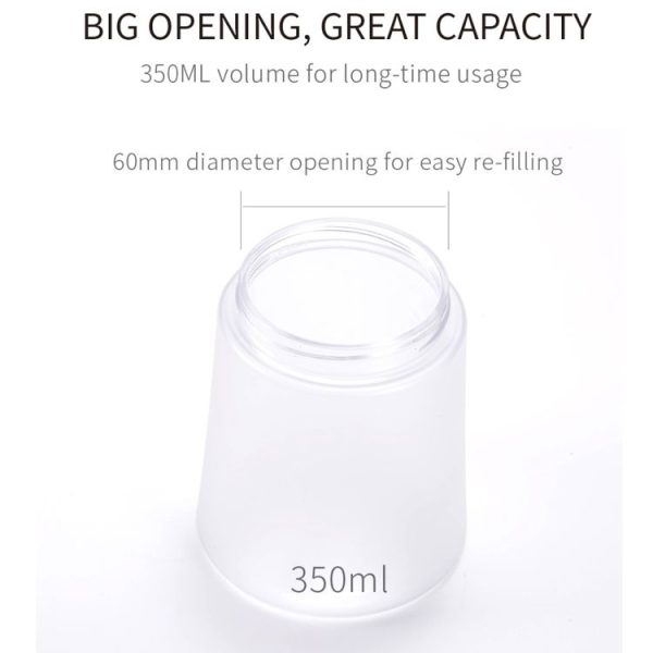Smart Induction Foam Hand Washer Automatic Foam Soap Dispenser, Capacity: 350ml (White) - Image 6
