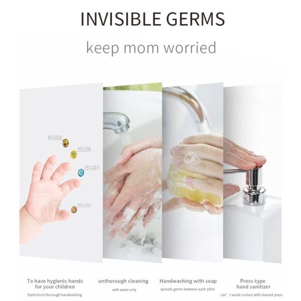 Smart Induction Foam Hand Washer Automatic Foam Soap Dispenser, Capacity: 350ml (White) - Image 7