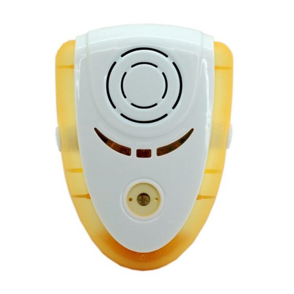 6W Electronic Ultrasonic Electromagnetic Wave Anti Mosquito Rat Insect Pest Repeller with Light, EU Plug, AC 90-240V, Random Color Delivery (Yellow) - Image 2