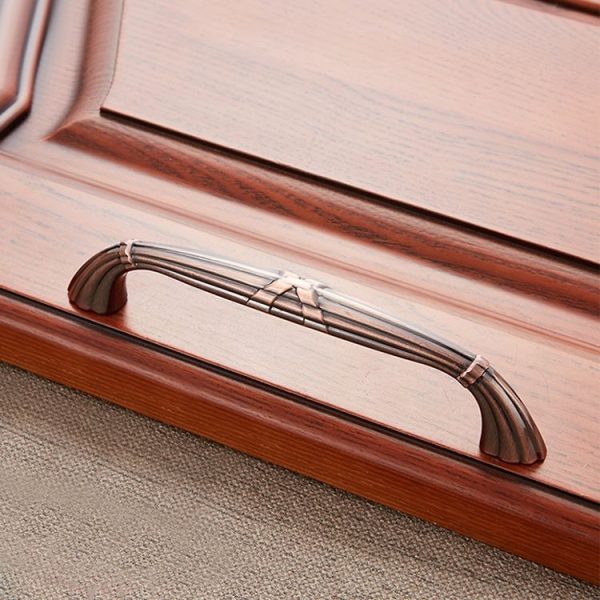 3 PCS 6046-128 Drawer Cabinet Door European Style Classical Bronze Handle (Red) - Image 2