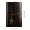 Creative Retro Autumn Leaves Pattern Loose-leaf Travel Diary Notebook, Size: S (Brown) - Image 3
