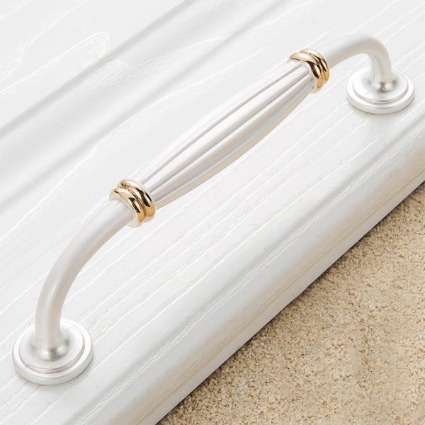 3 PCS 6064_128 Thickened Drawer Cabinet Handle (Gold + Silver) - Image 2