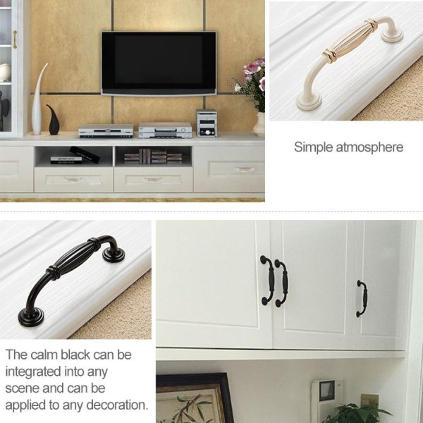 3 PCS 6064_128 Thickened Drawer Cabinet Handle (Gold + Silver) - Image 4