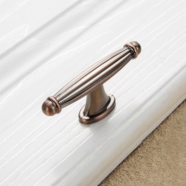 5 PCS 6064 Single Hole Thickened Drawer Cabinet Handle (Red) - Image 2