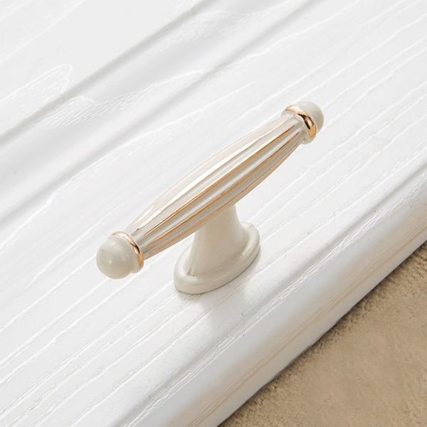 5 PCS 6064 Single Hole Thickened Drawer Cabinet Handle (Ivory) - Image 2