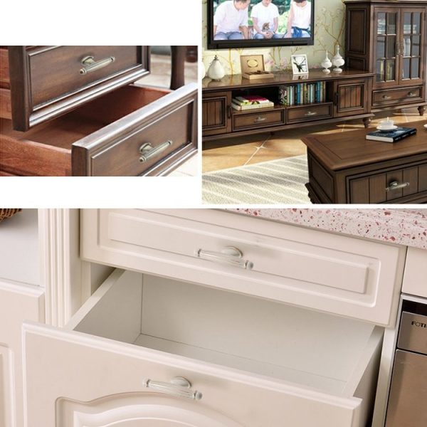 5 PCS 6064 Single Hole Thickened Drawer Cabinet Handle (Ivory) - Image 3