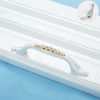 2 PCS 6551_96 Single Hole Silver Crystal Glass Diamond Drawer Cabinet Handle - Image 2