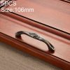 5 PCS 6047-96 Stainless Steel Electroplated Cabinet Handle (Cyan)