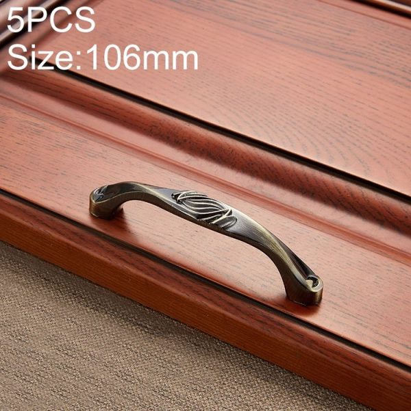 5 PCS 6047-96 Stainless Steel Electroplated Cabinet Handle (Cyan)