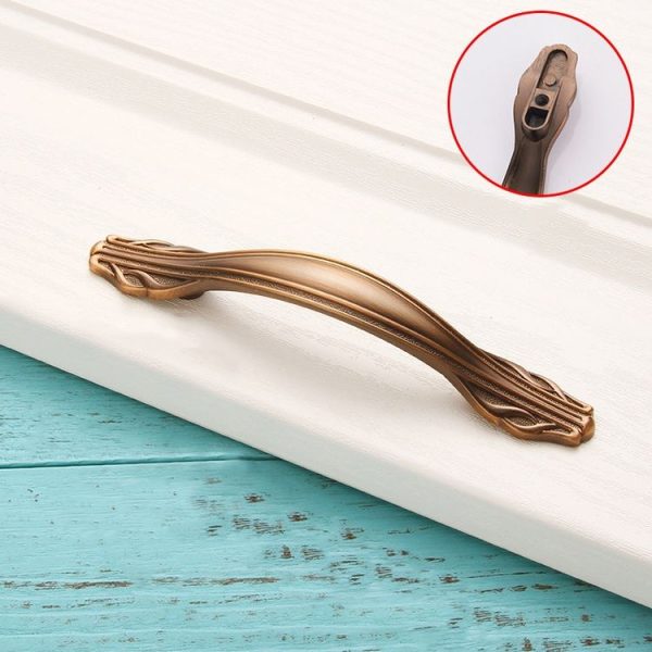5 PCS 6521-96 Luxury Amber Cabinet Handle (Coffee) - Image 2