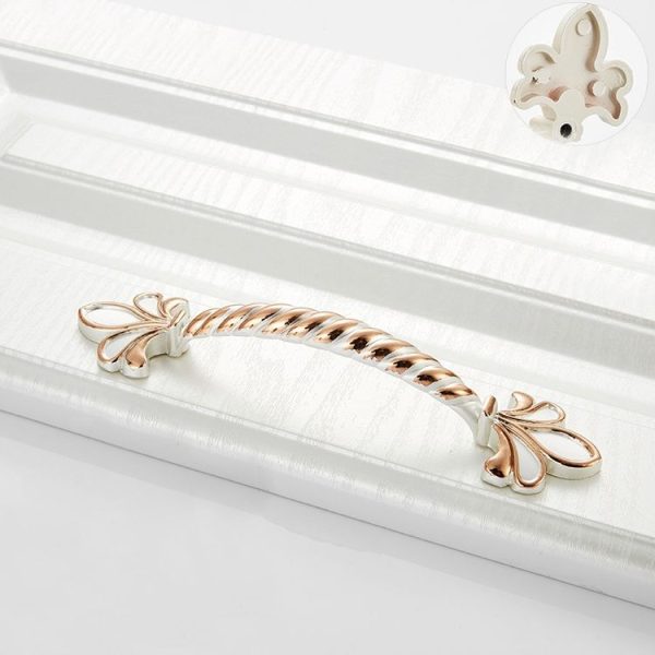 3 PCS 6062-96 Gold + Silver Drawer Cabinet Handle - Image 2