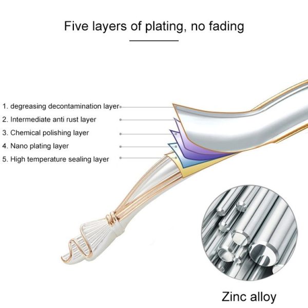 3 PCS 6062-96 Gold + Silver Drawer Cabinet Handle - Image 3
