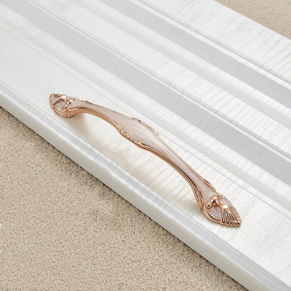 3 PCS 6566-128 Exquisite European Style Royal Gem Drawer Cabinet Handle (White) - Image 2