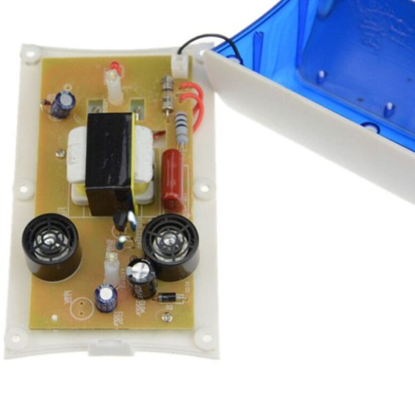 Electromagnetic Wave Frequency-conversion Double Waves Multi-function Mosquito Repellent Ultrasonic Pest Repeller (White) - Image 4