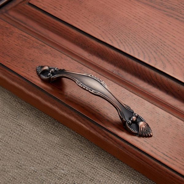 5 PCS 6566-96 Zinc Alloy European Classic Style Cabinet Handle (Red) - Image 2