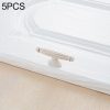5 PCS 6064 Single Hole Ivory Cabinet Wardrobe Handle