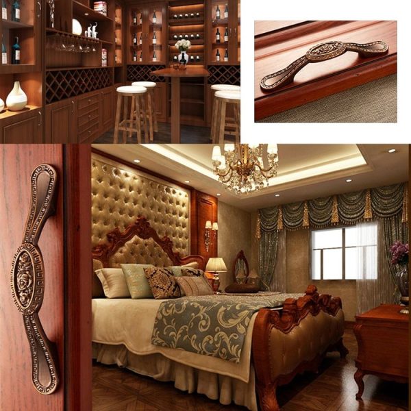 3 PCS 6273-128 Chinese American Style Classic Style Cabinet Handle (Cyan) - Image 4