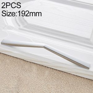 2 PCS 4068_192 Bright Chrome Zinc Alloy Polished Bathroom Cabinet Handle