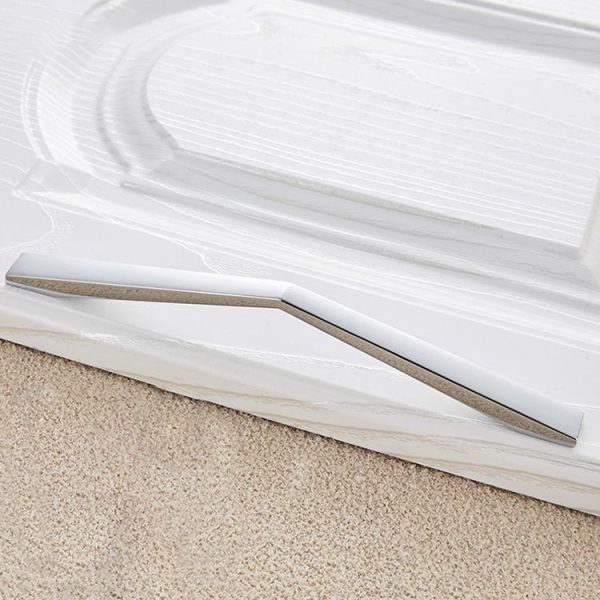 2 PCS 4068_192 Bright Chrome Zinc Alloy Polished Bathroom Cabinet Handle - Image 2