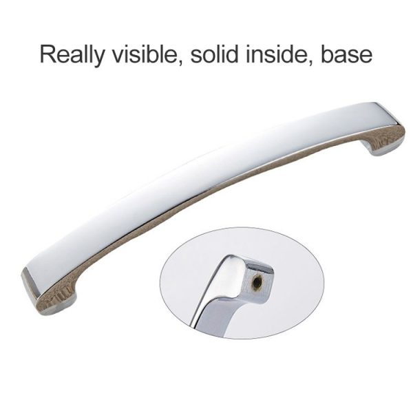 2 PCS 4068_192 Bright Chrome Zinc Alloy Polished Bathroom Cabinet Handle - Image 3