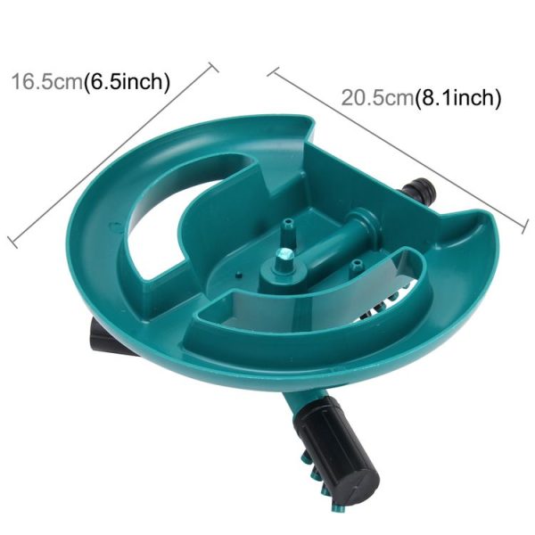Garden Automatic Rotating Nozzle 360 Degree Rotary Automatic Sprinkler Garden Lawn Watering Nozzle Irrigation Nozzle with 1 / 2 inch Water Hose Connector - Image 3