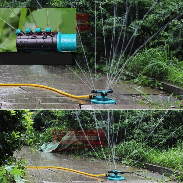 Garden Automatic Rotating Nozzle 360 Degree Rotary Automatic Sprinkler Garden Lawn Watering Nozzle Irrigation Nozzle with 1 / 2 inch Water Hose Connector - Image 8
