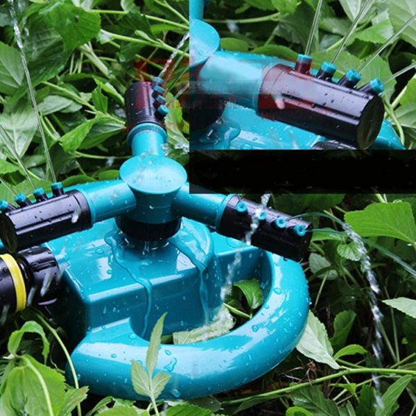 Garden Automatic Rotating Nozzle 360 Degree Rotary Automatic Sprinkler Garden Lawn Watering Nozzle Irrigation Nozzle with 1 / 2 inch Water Hose Connector - Image 9