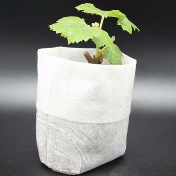 100pcs / Pack Nursery Pots Seedling-Raising Bags Environmental Non-woven Nursery Bags - Image 3