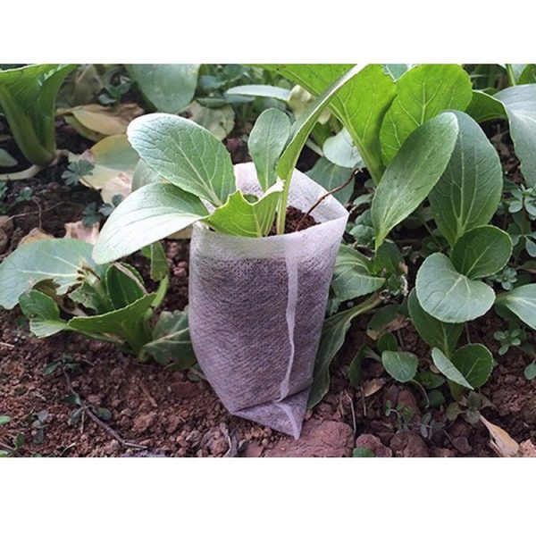 100pcs / Pack Nursery Pots Seedling-Raising Bags Environmental Non-woven Nursery Bags - Image 5