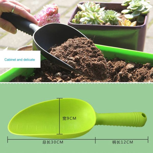 Plastic Soil Shovel Spoon Teaspoons Plastic Shovel Garden Tools Bucket Shovel Potted Cultivation Cylinder Mini Fleshy Plant Soil Spade Shovel, Random Color Delivery - Image 2