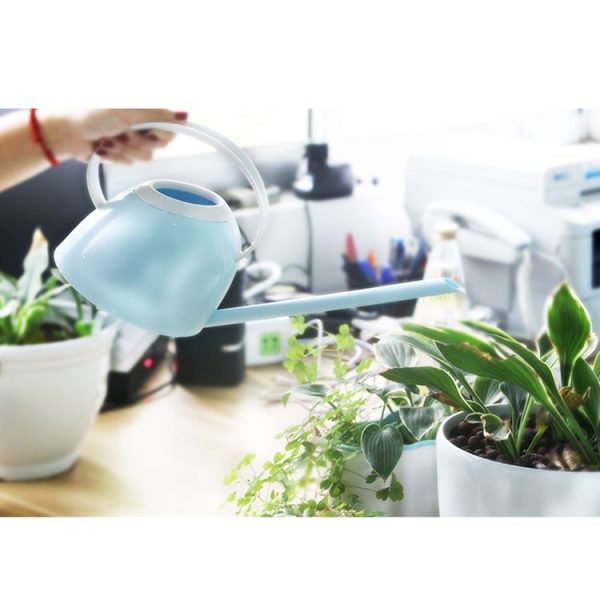 Gardening Watering Pot Pouring Pots Home Long Mouth Kettle Office Home Plastic Sprinkler, Capacity: 1.0L, Random Color Delivery - Image 6