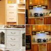 3 PCS 5026_128 Fine Golden Flower Pattern Zinc Alloy Ceramic Cyan Cabinet Drawer Handle - Image 6