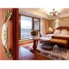 3 PCS 5026_128 Fine Golden Flower Pattern Zinc Alloy Ceramic Cyan Cabinet Drawer Handle - Image 7