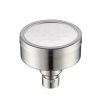 Removable and Washable 304 Stainless Steel Round Pressurized Top Spray Shower Head, Size: 80mm (Silver)